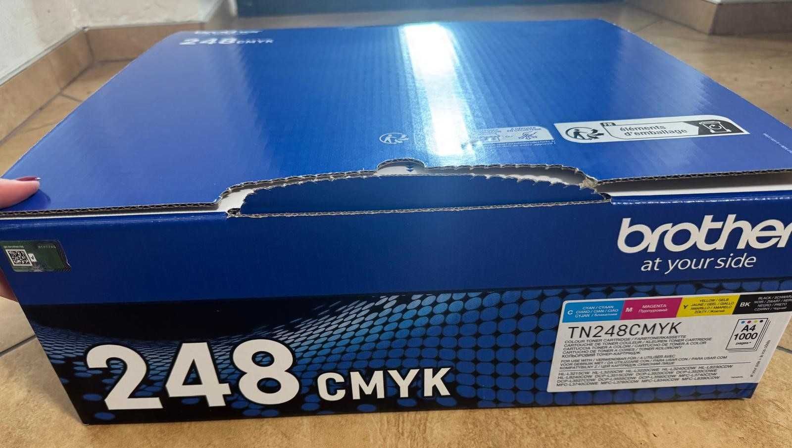 Nowy zestaw tonerów BROTHER TN248CMYK