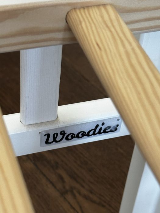 Super Łóżeczko niemowlęce dziecięce Woodies Smooth Cot 120x60 +materac