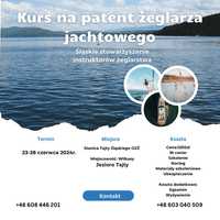 Kurs na patent żeglarza Jachtowego|Jezioro Tajty|23-28 Czerwca|Wilkasy