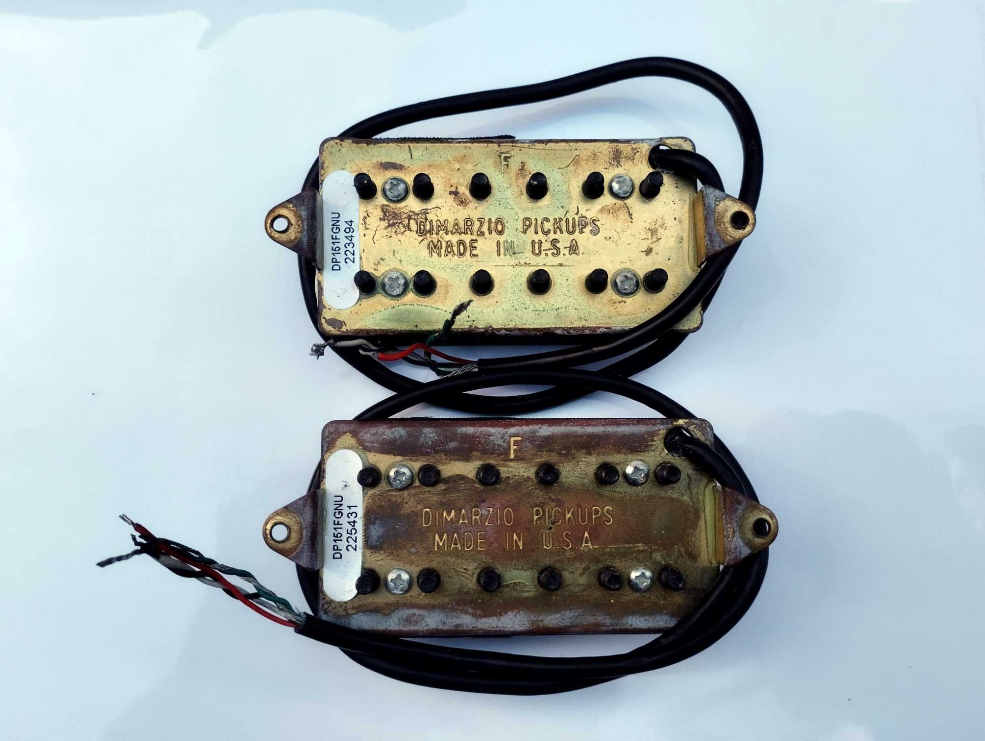 DiMarzio F-spaced PAF Pro Humbucker Green DP 151F