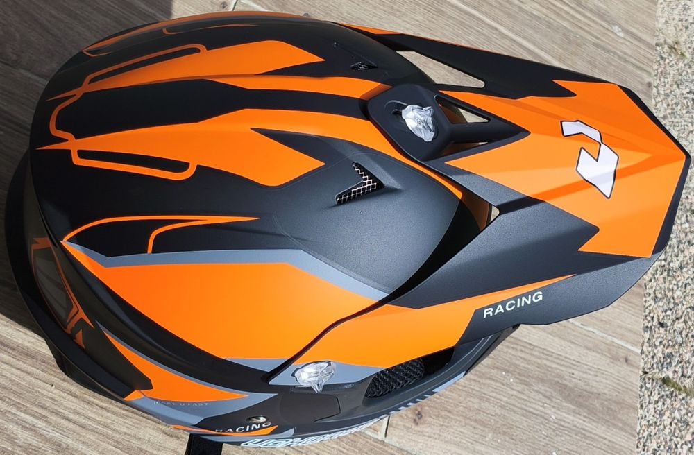 NOWY Kask cross okulary gogle  na rower hulajnogę Uchoose rozmiar L