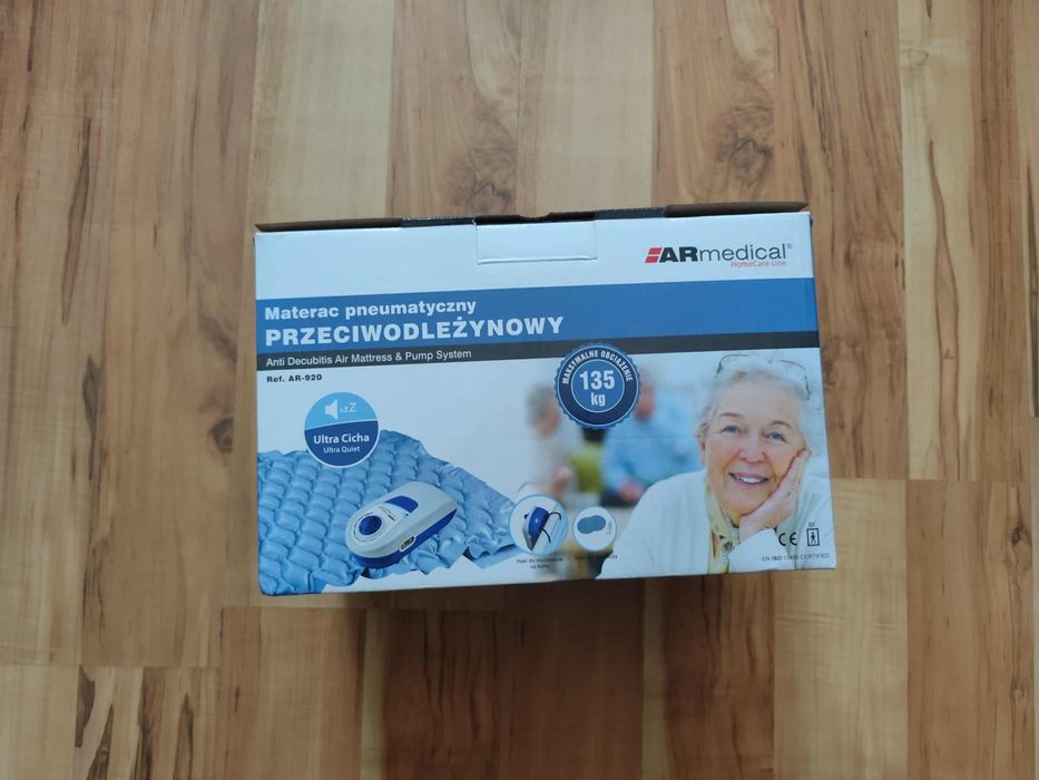 Materac pneumatyczny przeciwodleżynowy