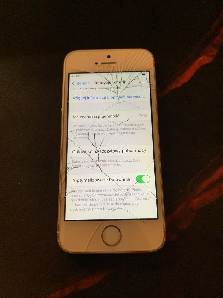 Iphone se kondycja baterii 79%
