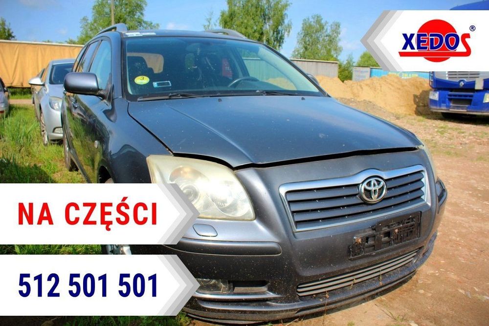 Toyota Avensis T25 2005 2.2D-CAT 2AD-FHV Kombi (MASKA, ZDERZAK, LAMPA, BŁOTNIK, DRZWI, SZYBA, FOTEL)