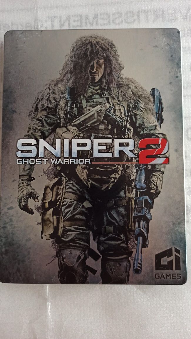 Sniper 2 Ghost Warrior + steelbook jak nowy. Pc/dvd