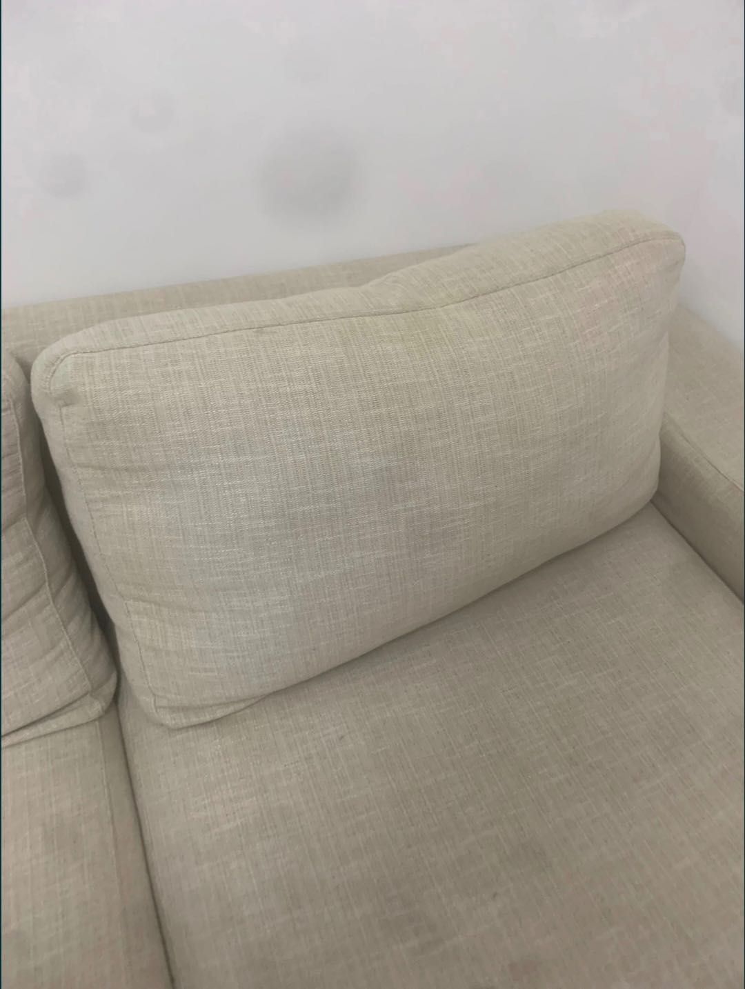 Sofá lounge creme 90€