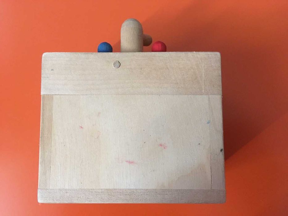 Mebelki dla lalek umywalka drewniana