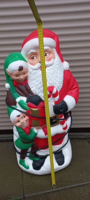 Mikołaj podświetlany na zewnątrz 80 cm. 100cm