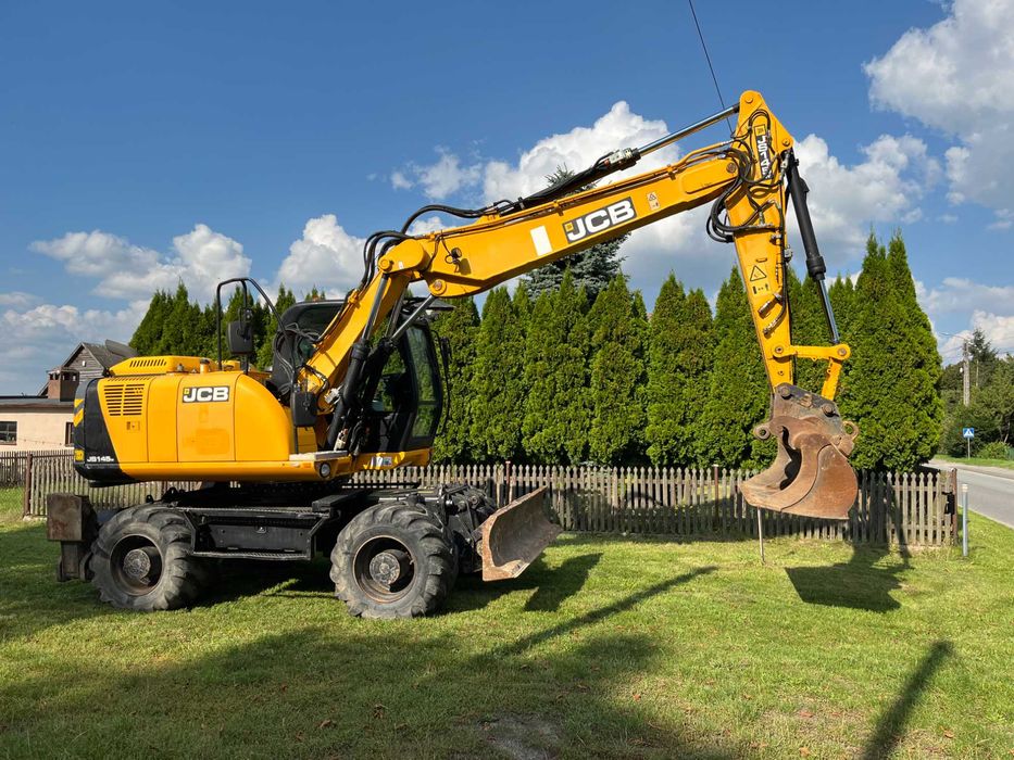 JCB JS145w, koparka kołowa