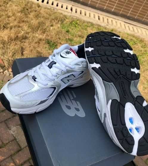 "Buty damskie Sportowe" New Balance MR530SG Silver Biały Roz 40.5