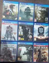 The last of us remastered. Bloodborne. The last guardian. PS 4