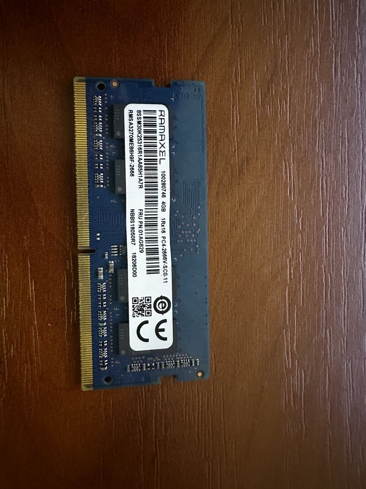 Пам'ять Ramaxel 4 GB SO-DIMM DDR4 2666MHz ramaxel 4gb pc4-2666v-sc0-11