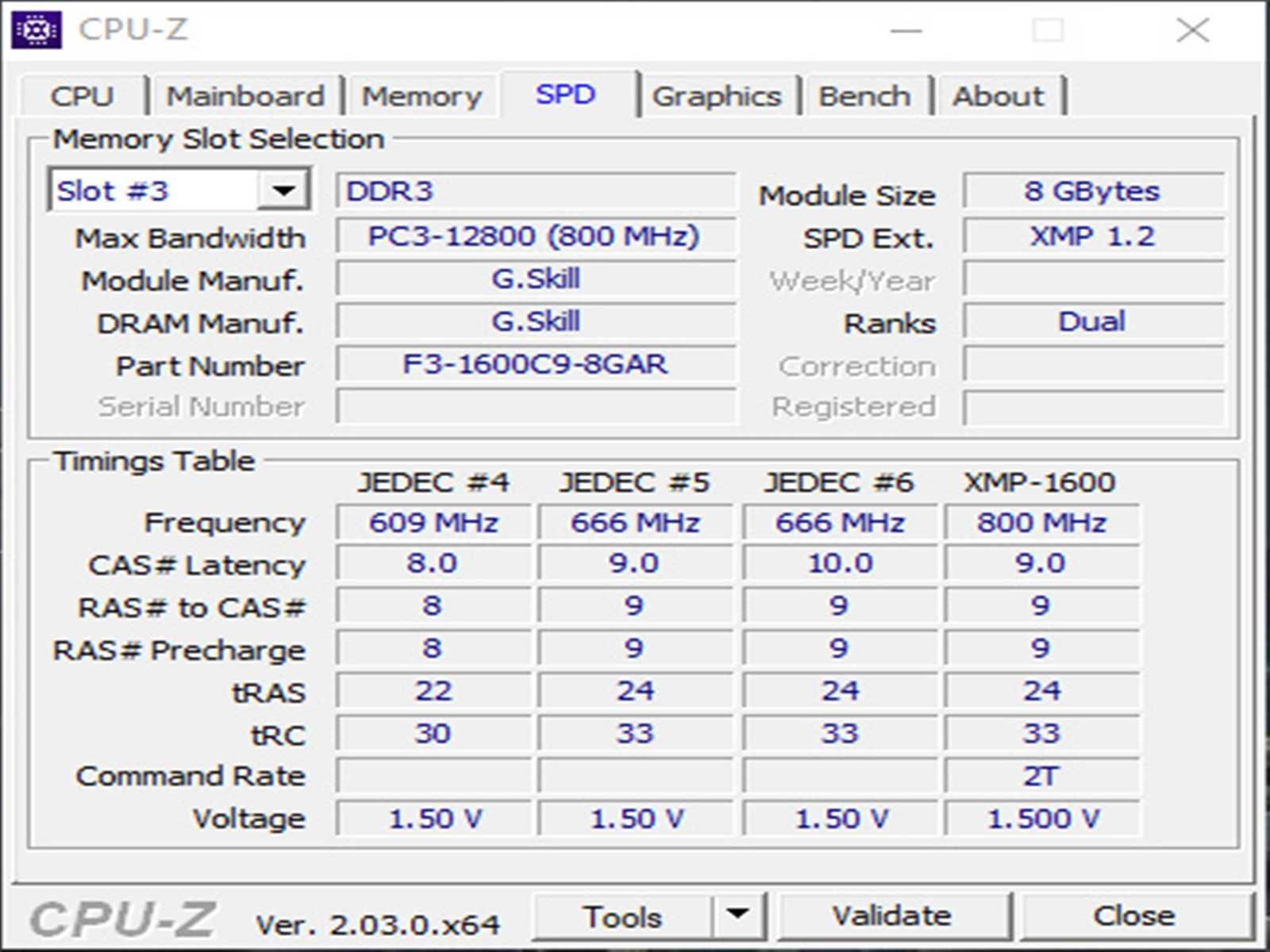 DDR3 8GB G.SkiLL ARes 12800 -Komputer