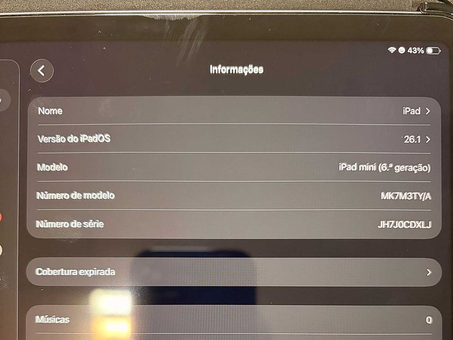 Apple iPad mini 8,3'' (6ª geração) 64GB - Garantia até Abril de 2026