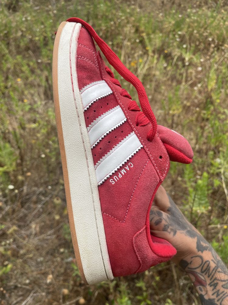 Tenis adidas campus vermelho original