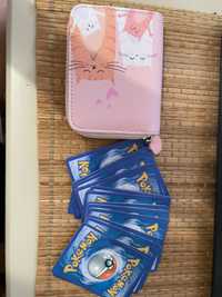 Portfelik Zara + karty pokemon