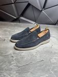 Лоферы мужские замшевые LORO PIANA Lux GREY! Натуральная Замша! Весна!