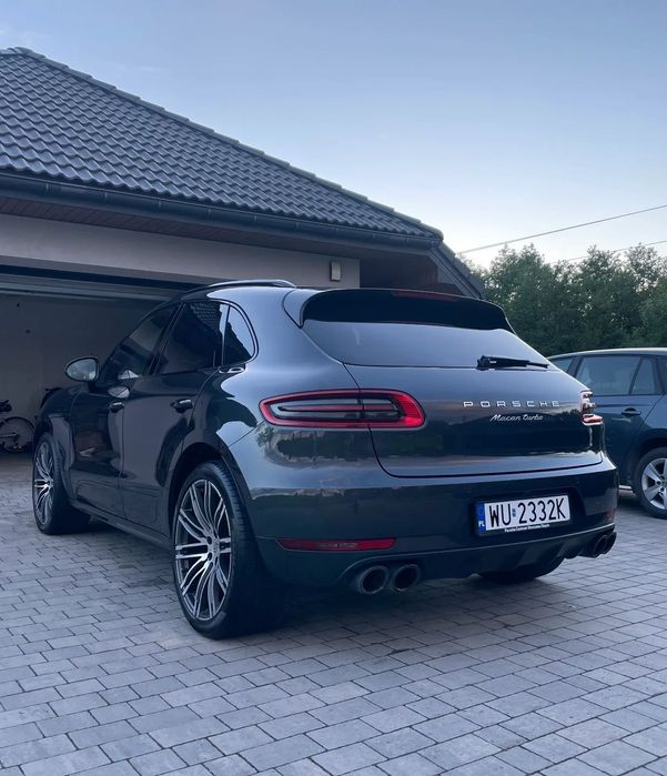 Porsche Macan Macan Turbo, salon polska, rej. 2017, FV 23%, idealny