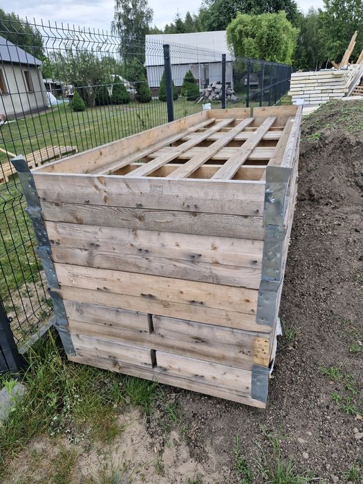Paletoskrzynie używane 1m /3 można użyć na warzywo do ogrodka