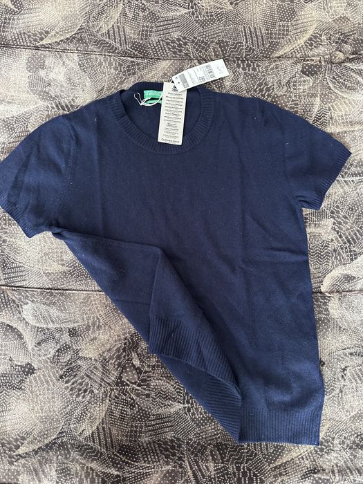 Светр жіночий  до короткого рукаву, вовна ,кашемір,новий