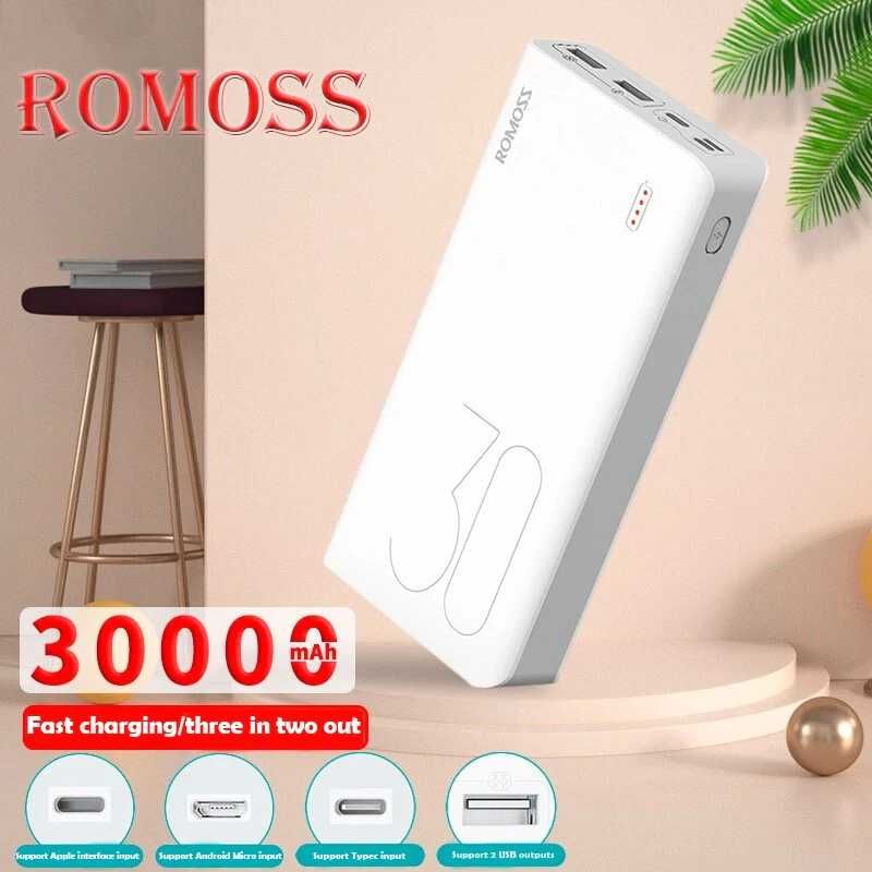 Павербанк новий Romoss 30000 mAh Powerbank