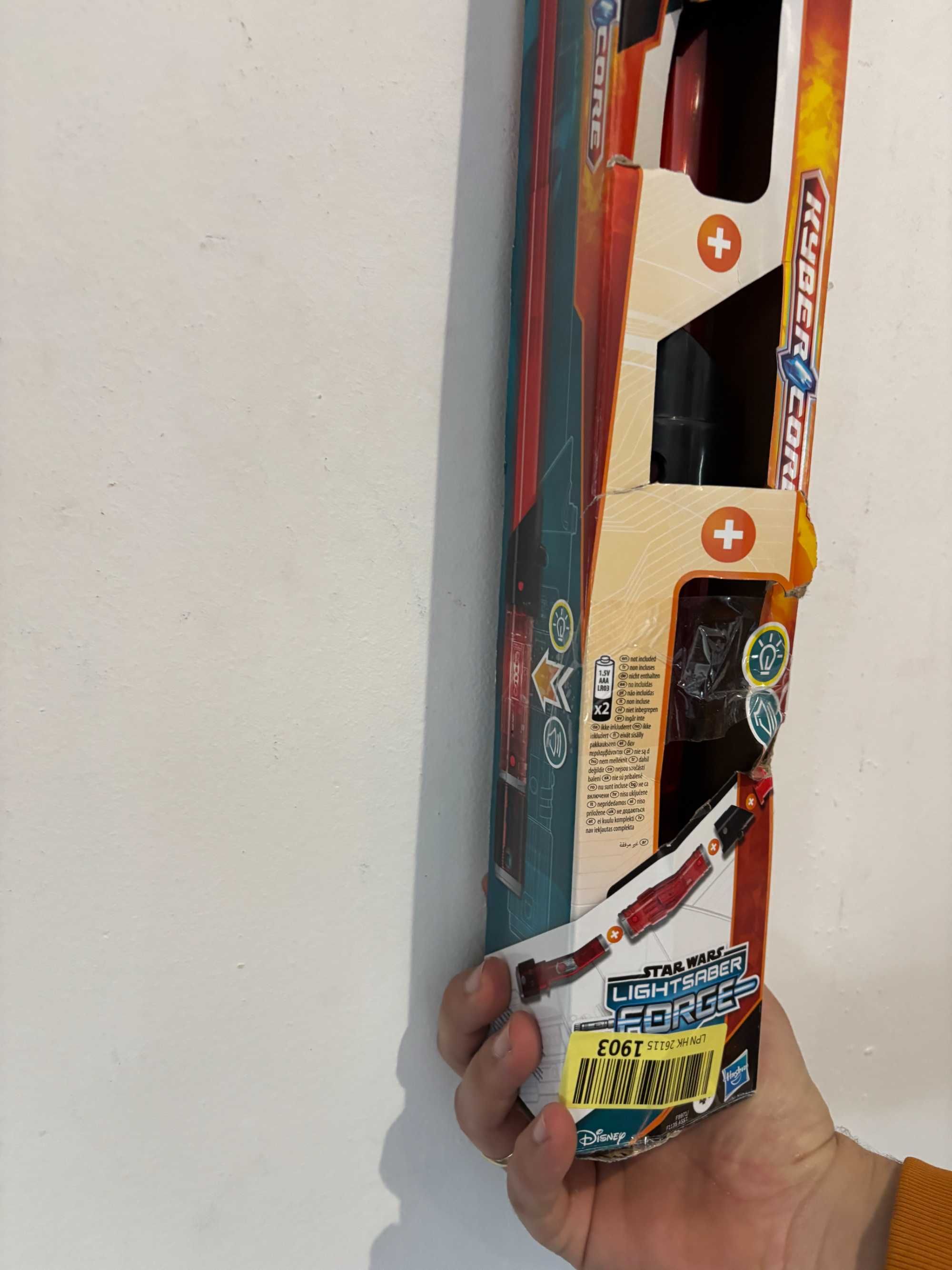 Star Wars Lightsaber Forge Kyber Core, Darth Vader, miecz świetlny