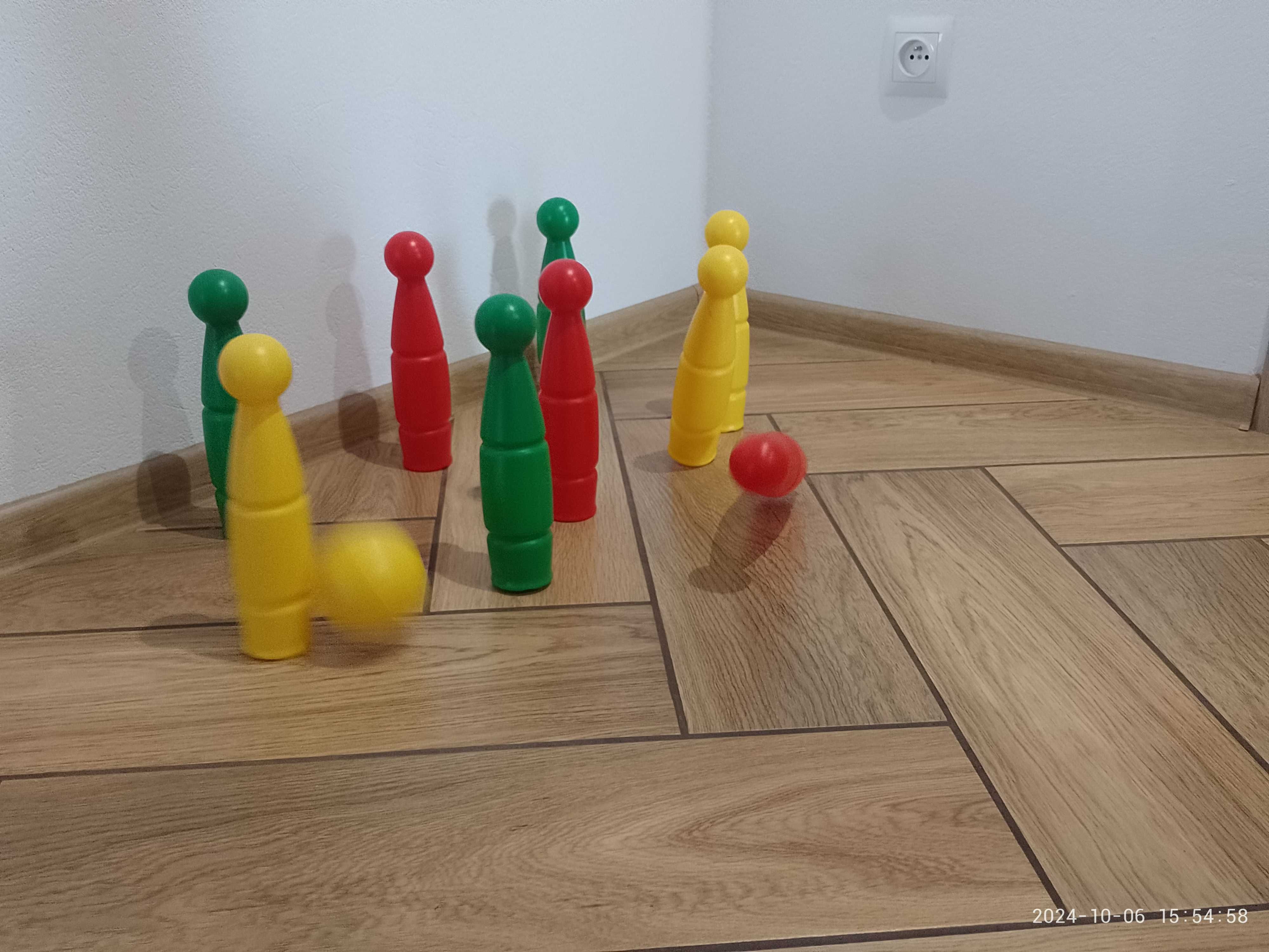 Super kręgle marki WADER z serii Blocks z pudełkiem. POLECAM.