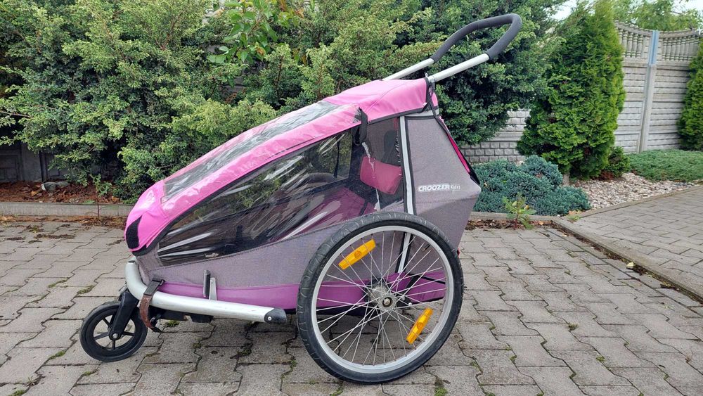 Rower Diamand Ubari i przyczepka Croozer dla dziecka