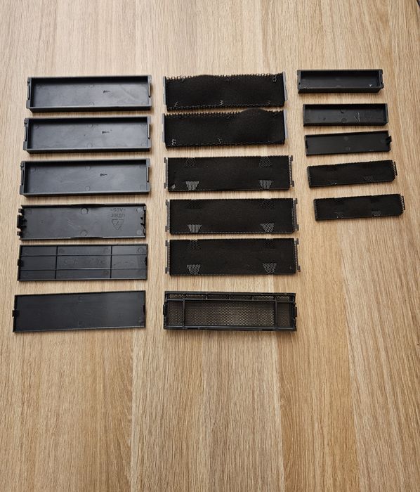 Zaślepki do obudów PC 5.25 3.5 cala SilentiumPc, CoolerMaster, Logic