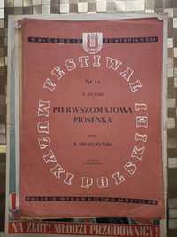 Numery "Festiwalu muzyki polskiej", PRL-owskie wydawnictwo PWM, 1951 r