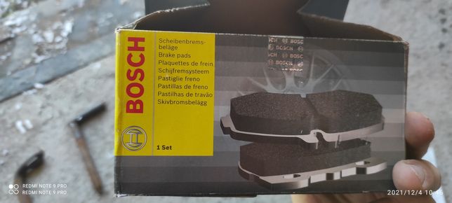 Тормозные колодки Bosch MB Sprinter