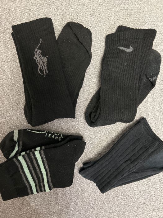 Ralph Lauren Nike Silver Jeans Skarpety ciepłe chlopiece 4 pary