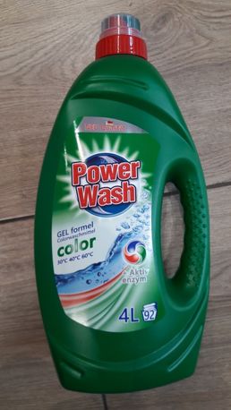 Power Wash żel do prania kolorowych rzeczy , 4 L