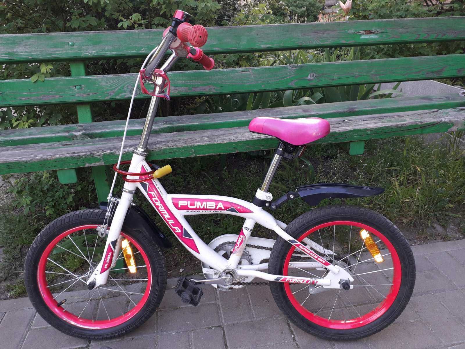 Велосипед formula pumba с колёсами 16 дюймов и боковыми колёсиками