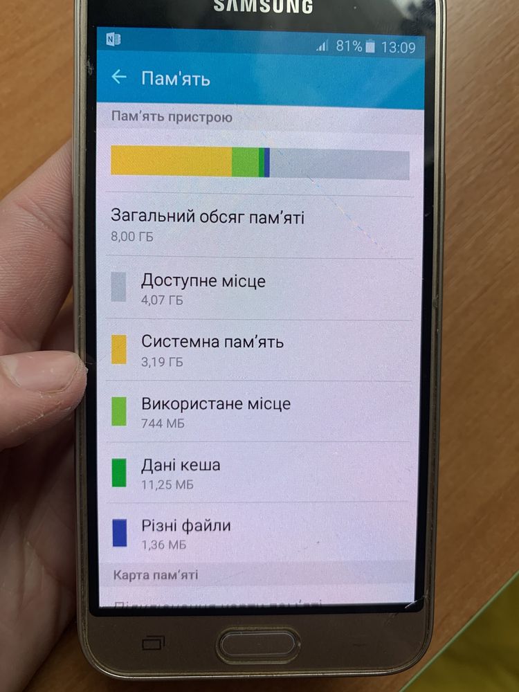 Продається мобільний телефон Samsung J3 (2017)