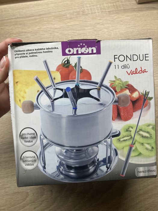 Zestaw do fondue czekolada/ ser