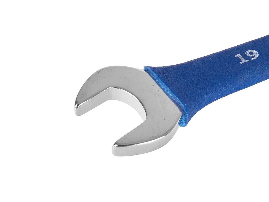 Klucze PŁASKO-OCZKOWE 12 EL 6-32mm polerowane UCHWYT antislip CRV 2505