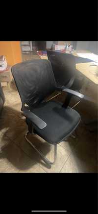 Krzesła fotele biurowe czarne