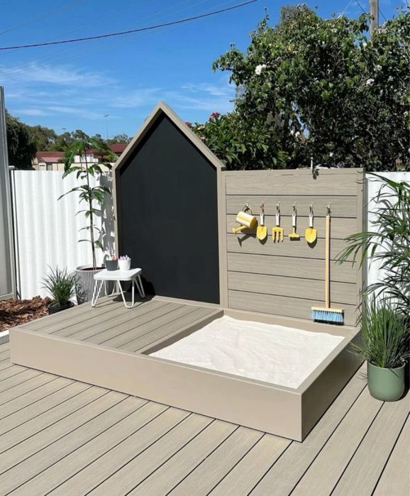 Piaskownica Tablica Kredowa Plac Zabaw