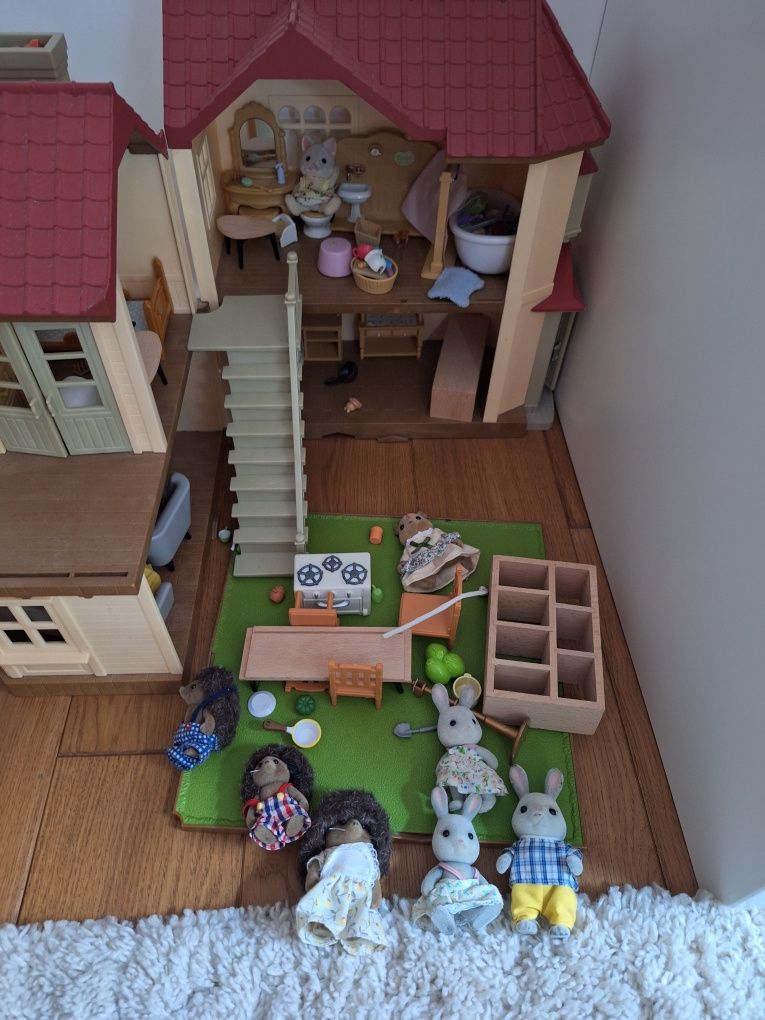 Sylvanian famielies domek i akcesoria okazja