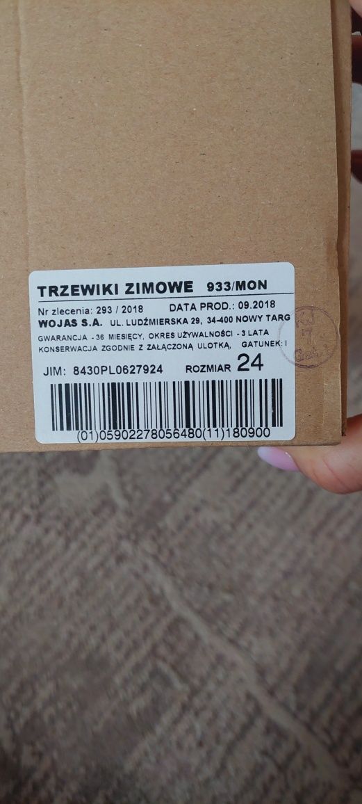 Buty wojskowe zimowe