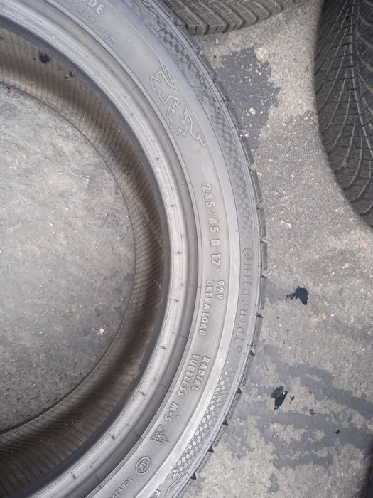 Шины зима 245.45.17 Continental Contiwintercontact,21p, Germany, 7mm.