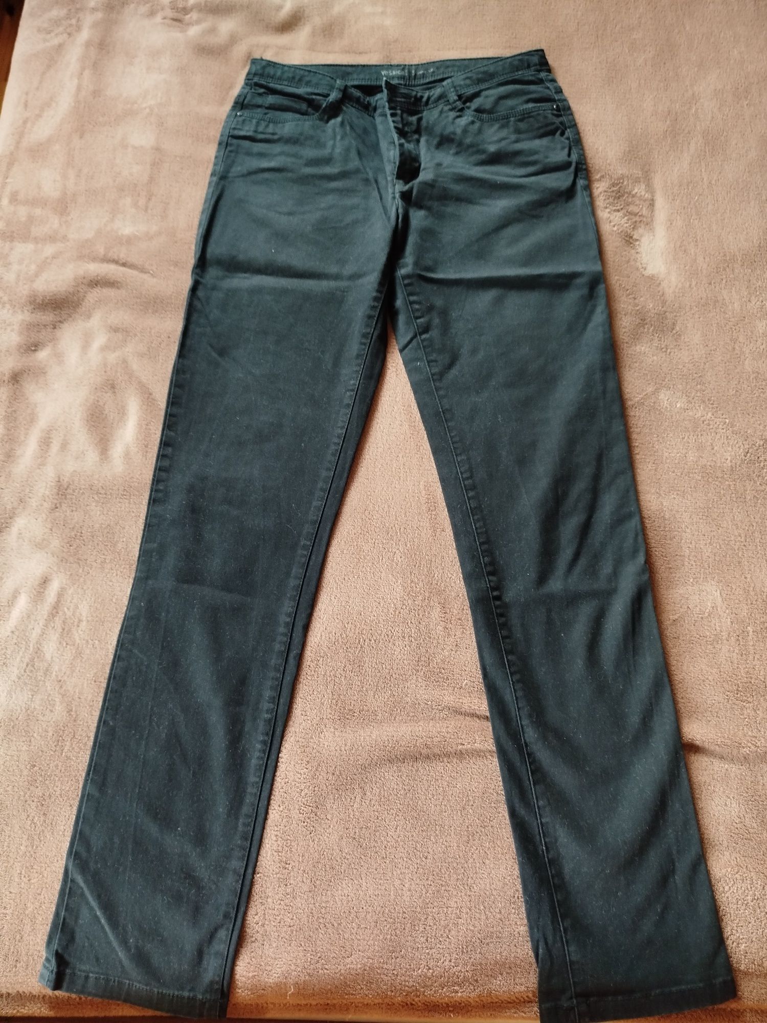 Spodnie a La jeans C&A 36 S czarne elastyczne