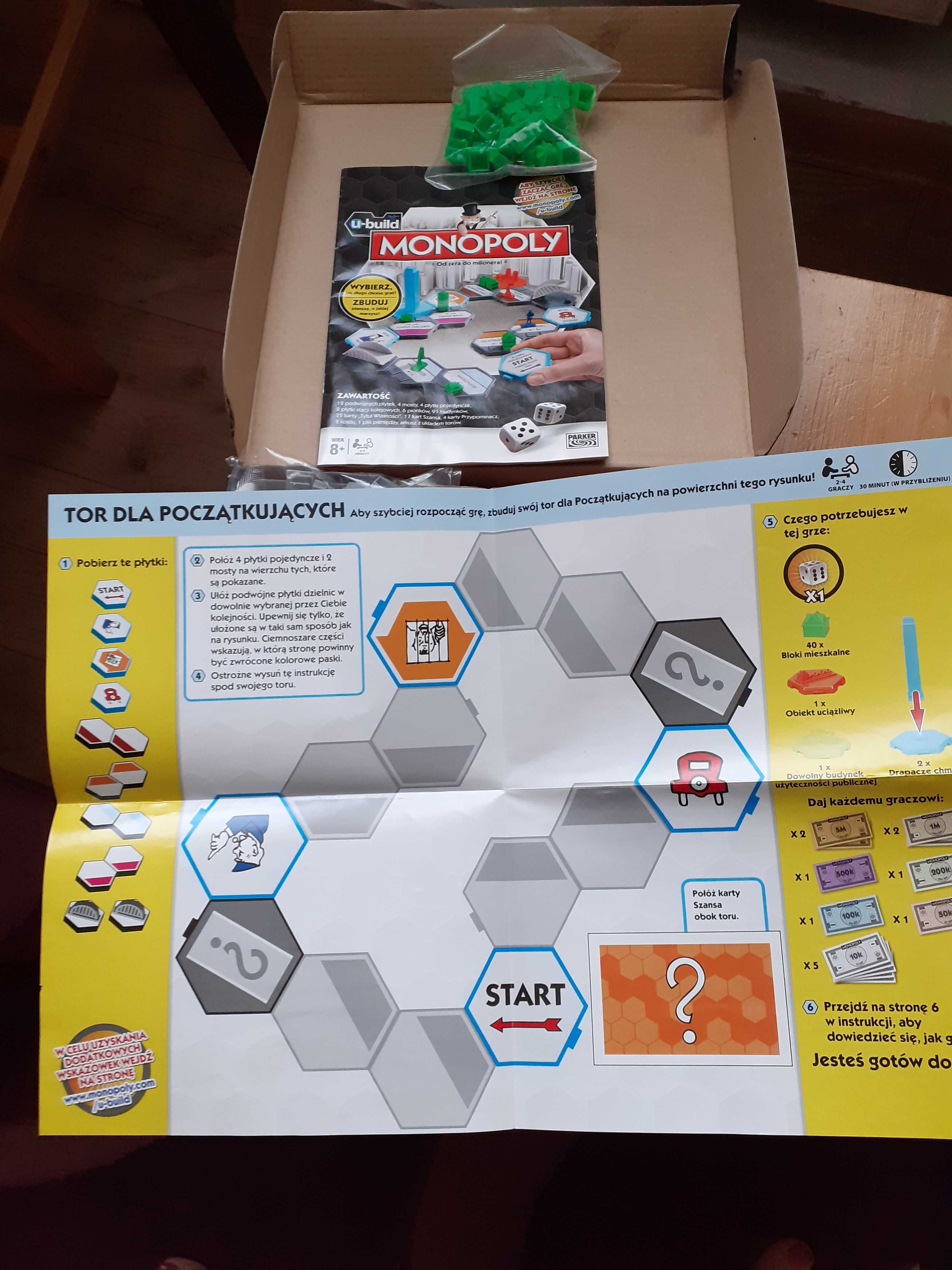 Gra planszowa Hasbro Monopoly U-Build