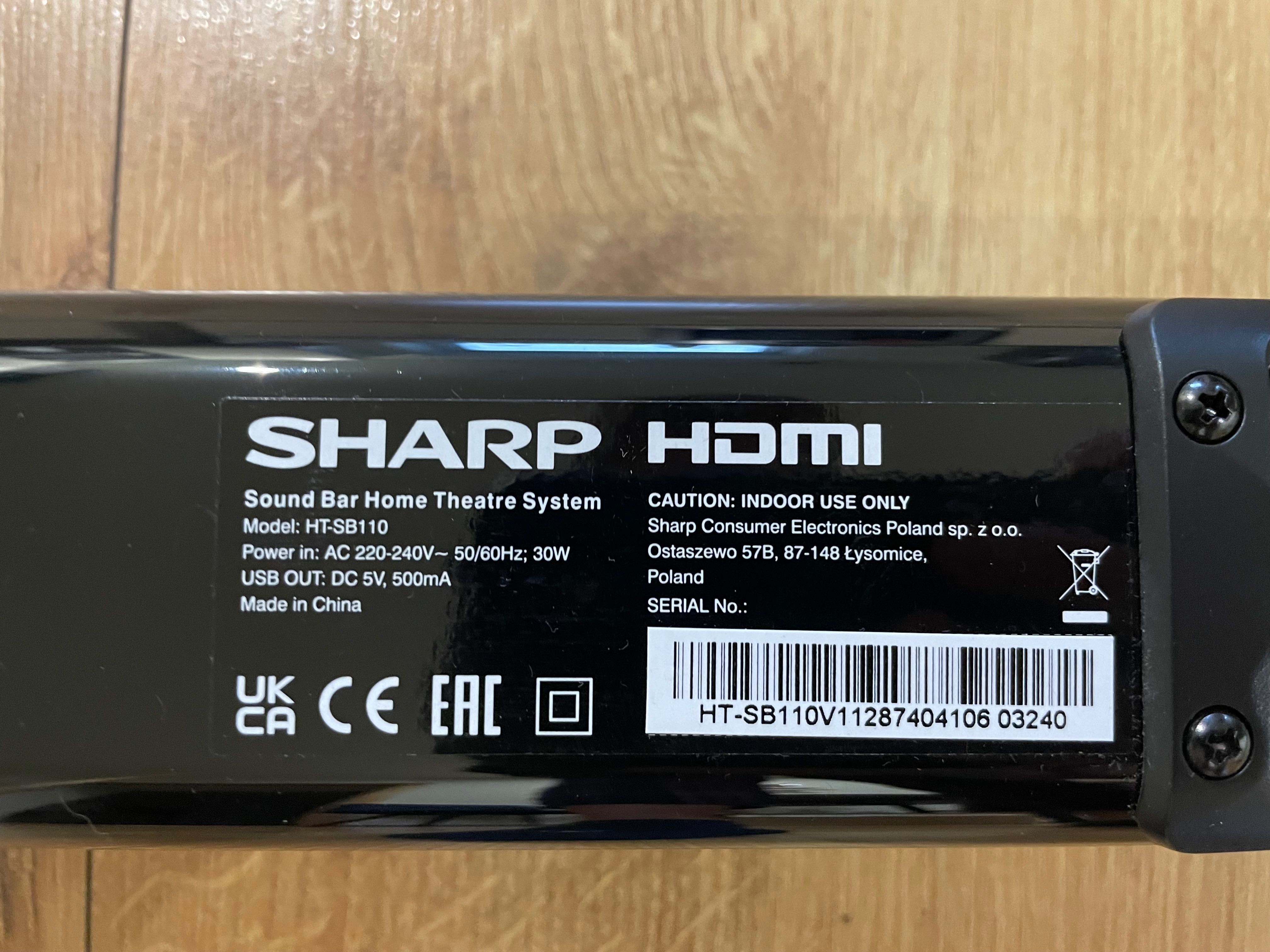 Soundbar SHARP HT-SB110 - sprawny