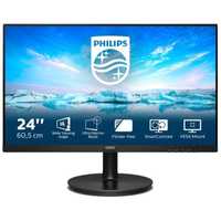 Philips V Line 241V8L/00 LED 24 LED FullHD VA Monitor Preto