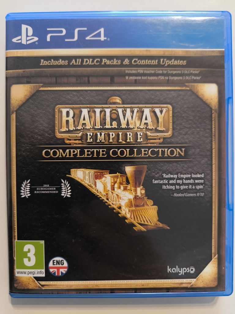 Ps4 Railway Empire pl Complete Collection możliwa zamiana