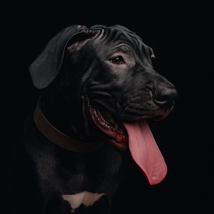 Чёрный кобель питбультерьера, ККУ, WKU