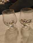 Unikatowe kieliszki Coca Cola