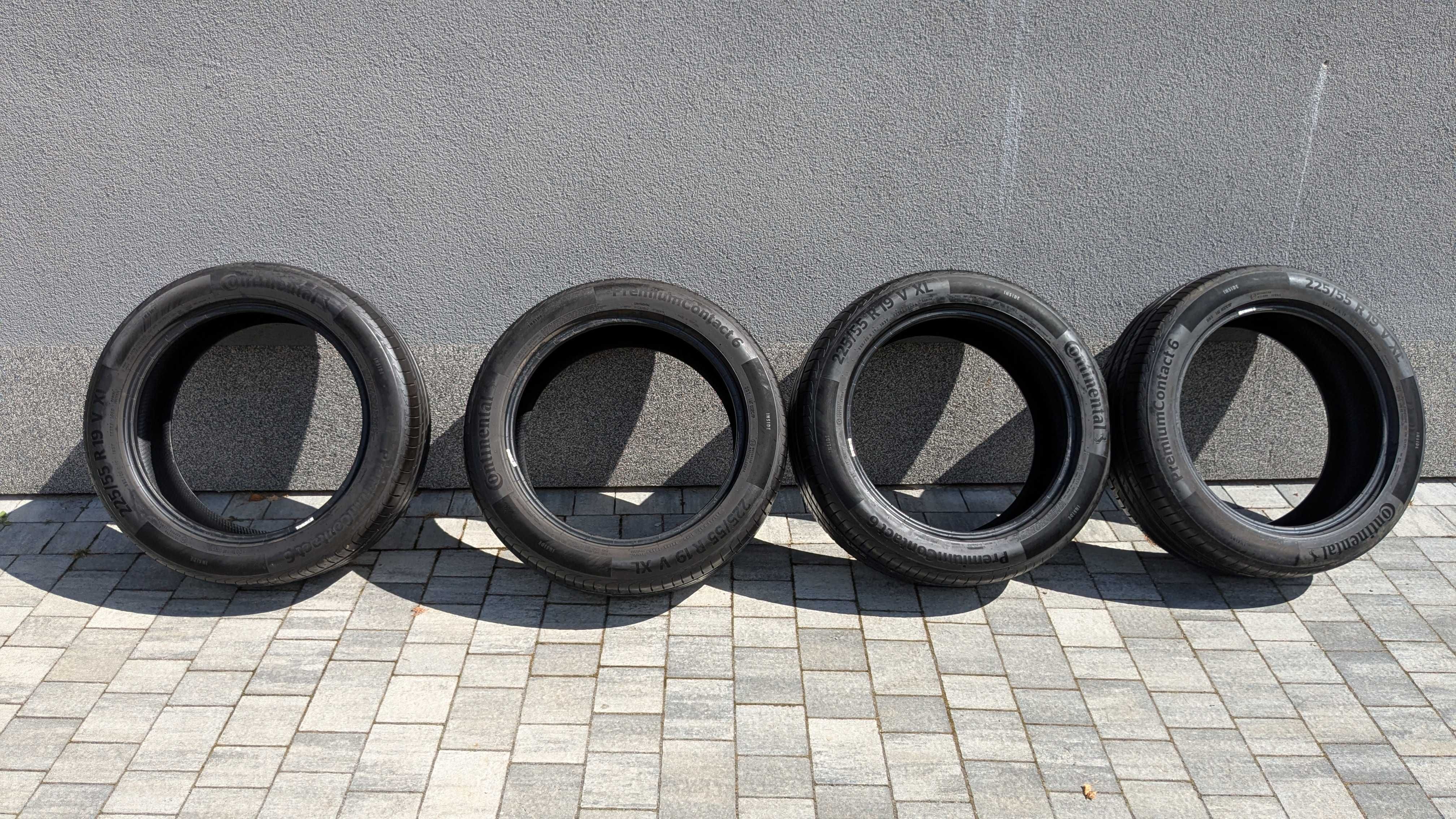 4x Continental PremiumContact 6 225/55 R19 2023r